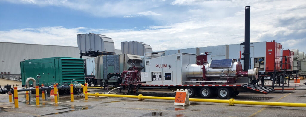 A Plum Gas Solutions PRS at the MER Data Center Power Gen.